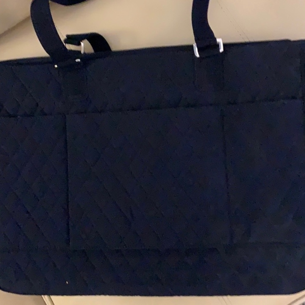 Navy blue work tote